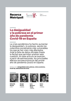 La Desigualtat I La Pobresa El Primer Any De Pandèmia Covid-19 A Espanya